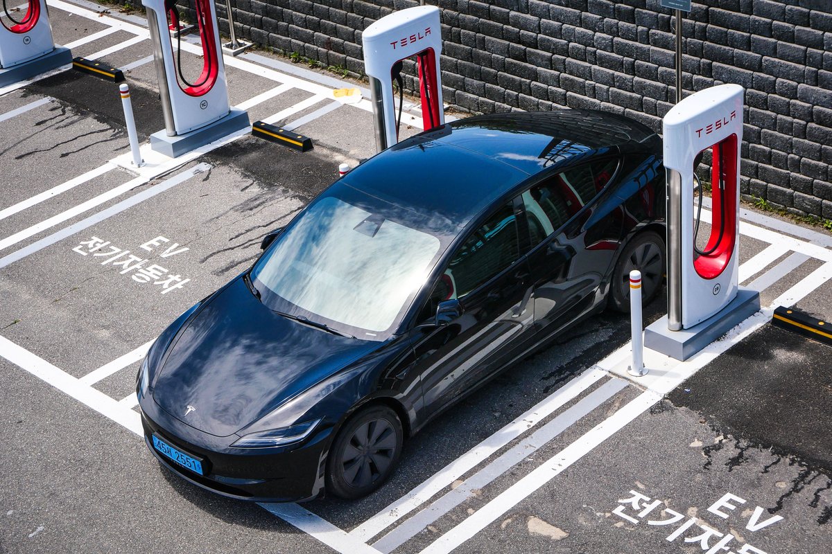 Tesla Supercharger station