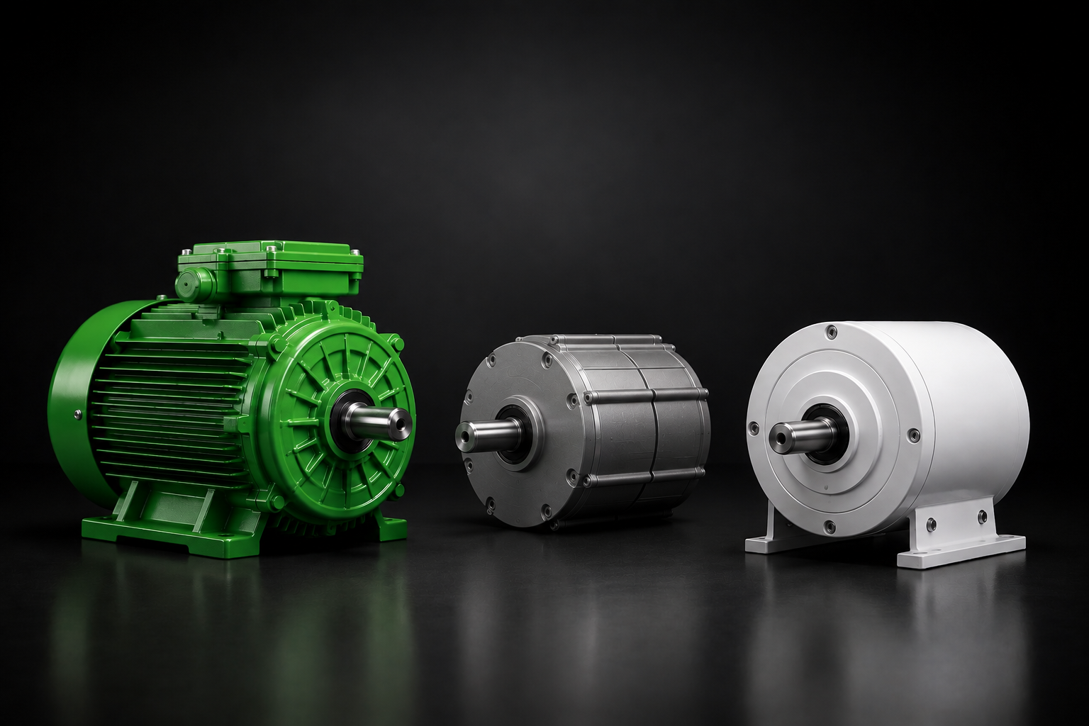 EKMO IE6 ferrite मोटर — औद्योगिक 20–800 kW और ई-मोबिलिटी 5–200 kW