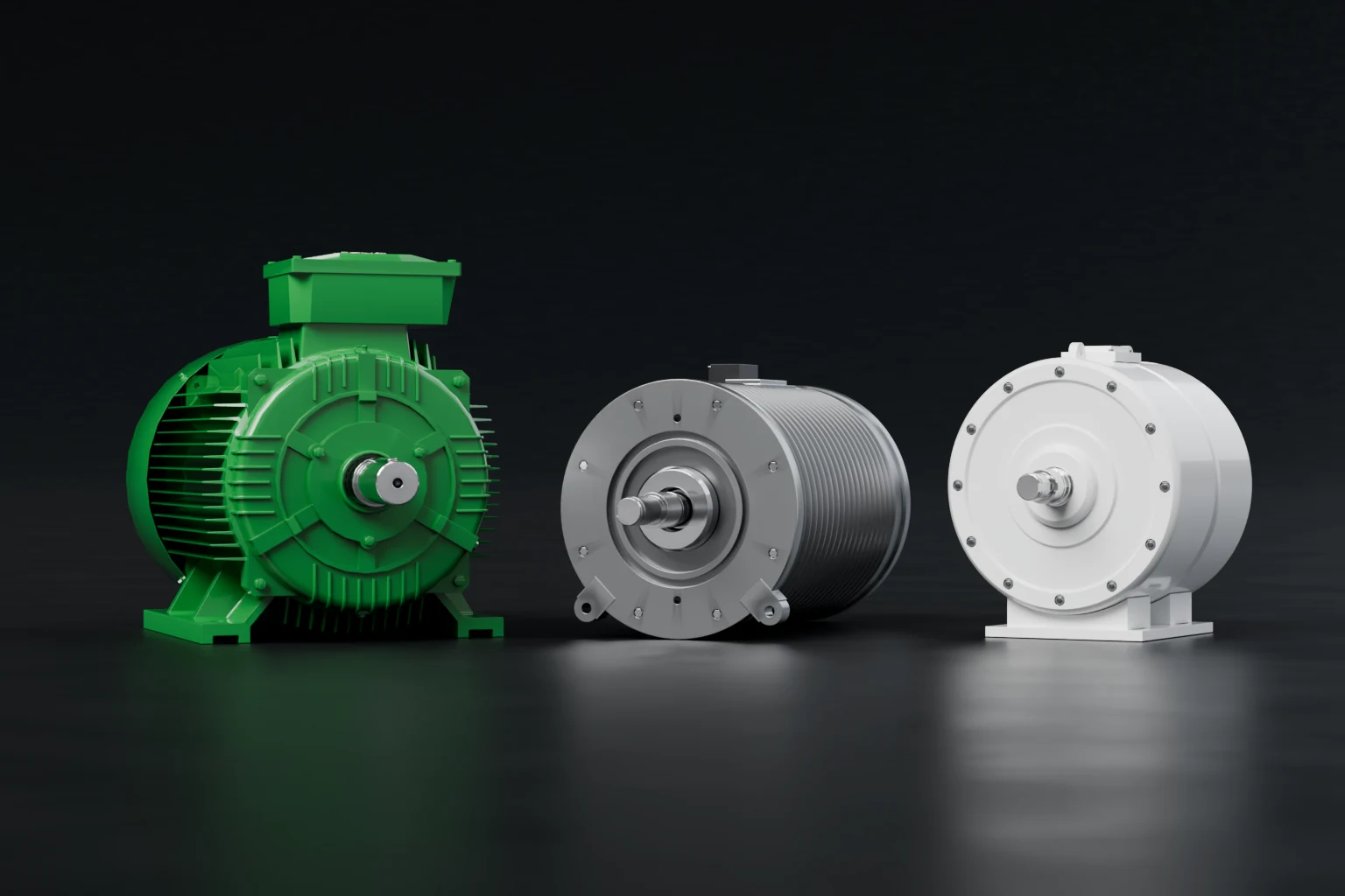 EKMO IE6 ferrite motors — Industrial 20–800 kW and E-Mobility 5–200 kW